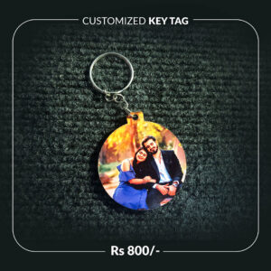 Personalized Couple key tag MDF Material sublimation Print