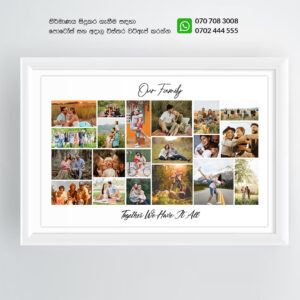 12x 18 white colour frame with photo collage