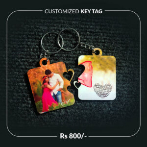 Personalized key tag MDF Material sublimation Print