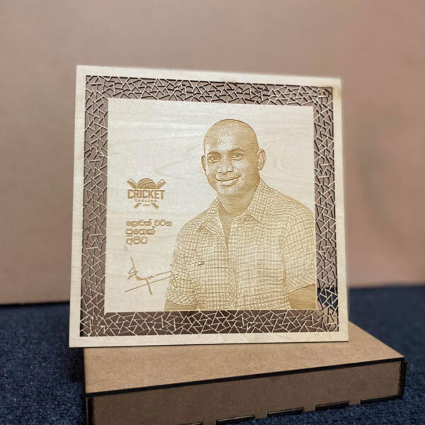 laser cut photo frame with box