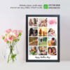 8×12 Personalized photo collage