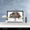 Family Tree Art Print Wall Art Canvas Family Tree Collage Custom Pictures Collage