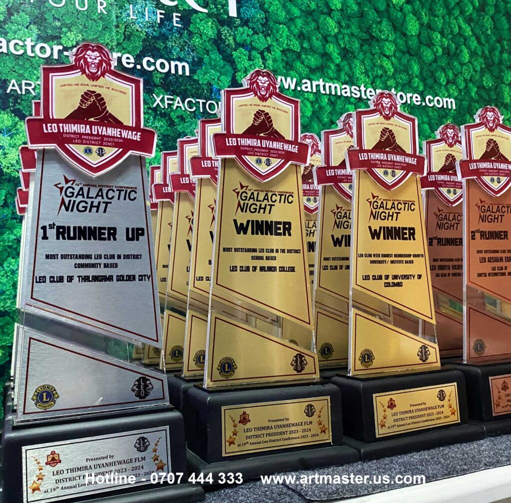 Customized Event Trophies - ArtMaster