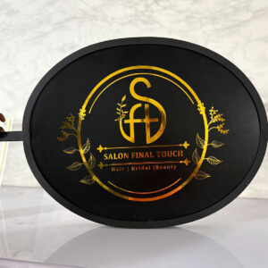 oval shape sign board 24 x 16