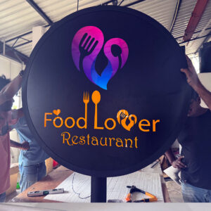 Round Shape Light board 36×36 inches