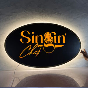 Full Color light board 36 x 24 oval shape